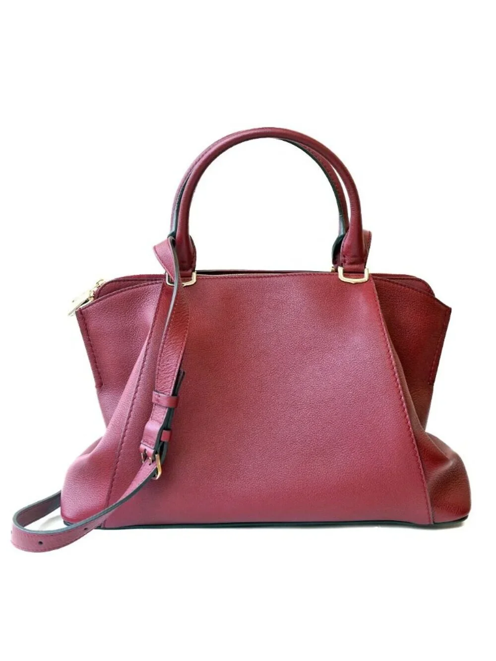 Cartier Shoulder Bag Gold Bordeaux